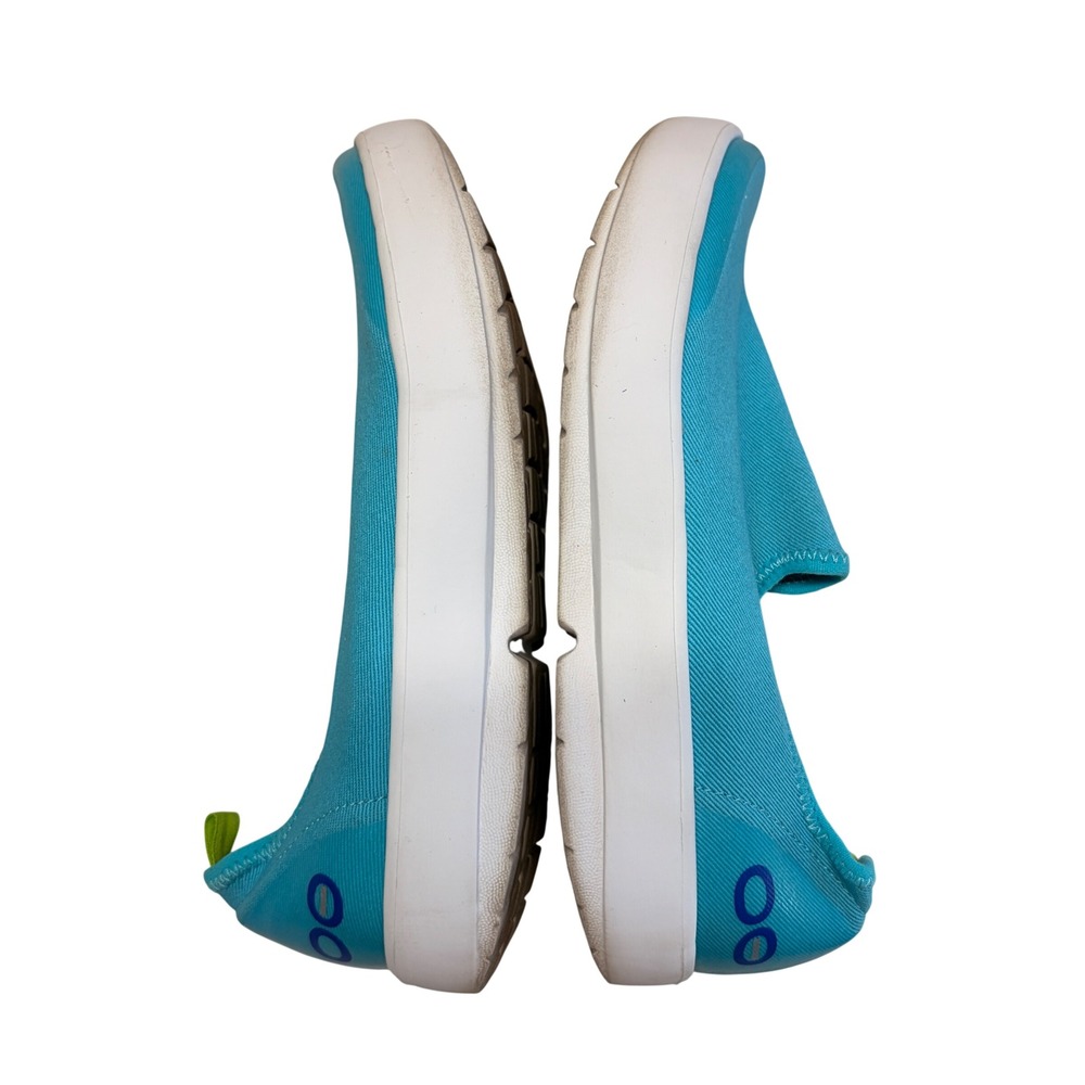 Ooofos OOmg Sport Low Recovery Shoes Teal 7.5 Comfort Athletic Walking Travel - Picture 5 of 7